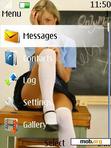 Download mobile theme sexy student