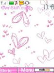 Download mobile theme pink scribble