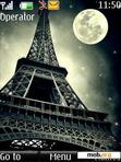 Download mobile theme Night View Of Eiffel