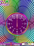 Download mobile theme Colorful clock animation