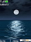 Download mobile theme Night sea, animation