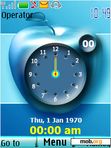 Download mobile theme Swf Apple Clock Theme