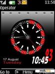 Download mobile theme clock with icon