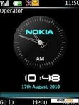 Download mobile theme clock with icon