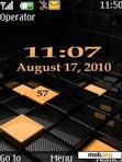 Download mobile theme cubes clock