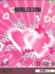 Download mobile theme Love Pink Hearts