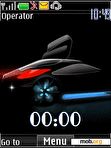 Download mobile theme animated car neon