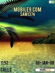 Download mobile theme Animated Sunset