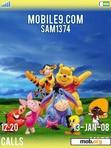 Скачать тему Pooh N Friends