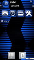 Download mobile theme Blue n Black