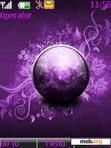 Download mobile theme purple circle