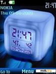 Скачать тему swf clock ice