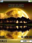 Download mobile theme animated moon lake