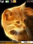 Скачать тему fire cat