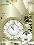 Download mobile theme swf clock stylish