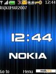 Скачать тему Swf Nokia Blue