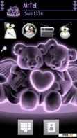 Скачать тему 3d Love Teddies