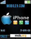 Download mobile theme iphone blue