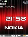 Download mobile theme Red Nokia Swf