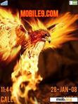 Download mobile theme fire bird