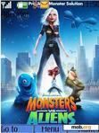 Download mobile theme monsters  vs aliens