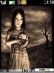 Download mobile theme spooky girl