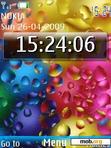 Download mobile theme Colour Digital Clock