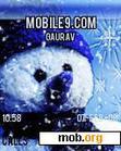 Download mobile theme Snowman Anim