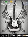 Download mobile theme Black Guitar