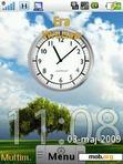 Download mobile theme HTC Google Android Clock SWF FL 2.0