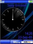 Download mobile theme swf blue xp clock
