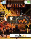 Download mobile theme Black Orange