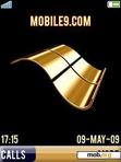 Download mobile theme windows Gold