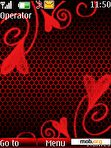 Download mobile theme red love