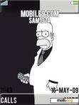 Download mobile theme homer simpson