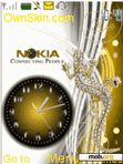 Download mobile theme Gold nokia