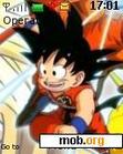 Download mobile theme goku kid