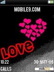 Download mobile theme love and sexy couple