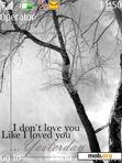 Download mobile theme Dont Love You 2