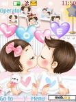 Download mobile theme baby kiss