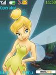 Скачать тему flying tinkerbell