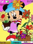 Download mobile theme minnie flowers