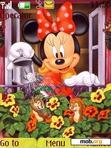 Download mobile theme minnie flowers