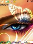 Download mobile theme butterfleid eye