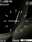 Скачать тему Nokia Black Clock