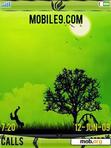 Download mobile theme green sun