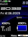 Download mobile theme XpressMusic Blue