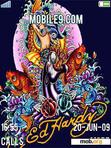 Download mobile theme Ed Hardy ORIGINAL!