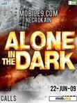 Download mobile theme alone in the dark