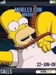 Download mobile theme homer simpson animated